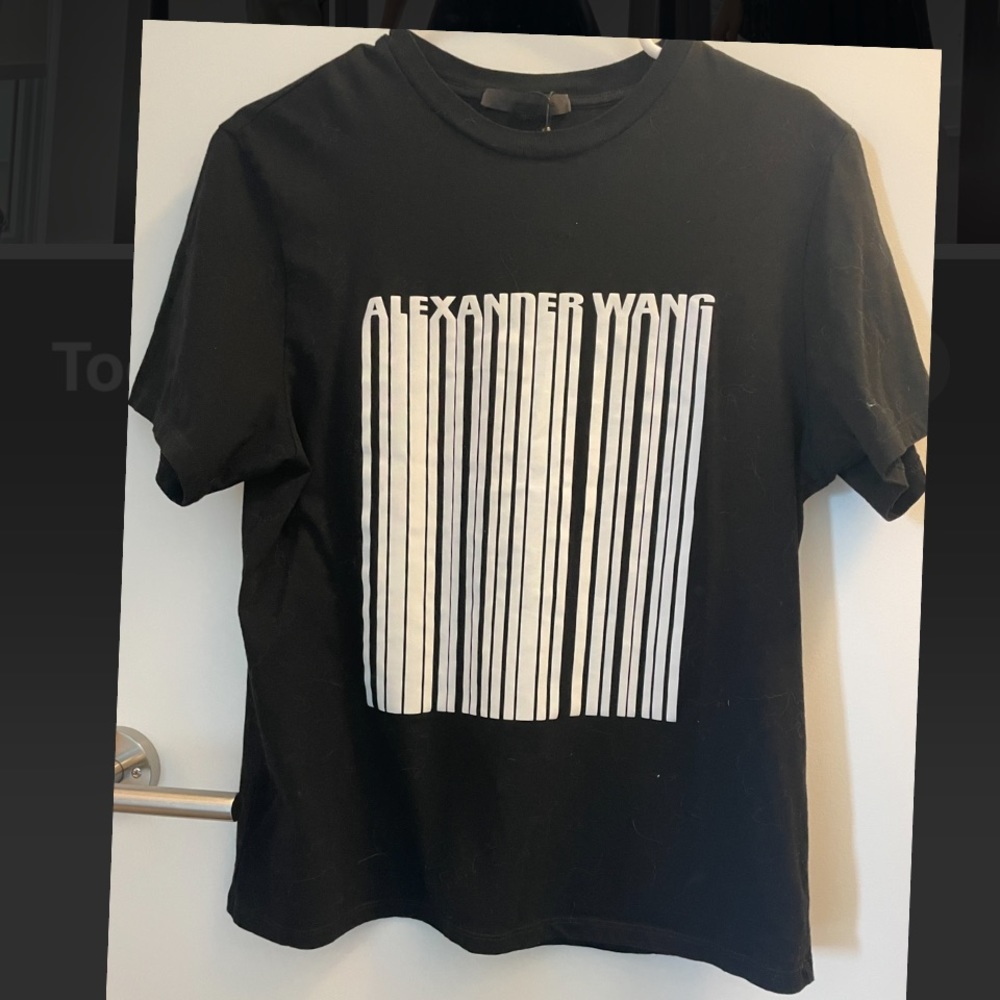 black Alexander wang tee
